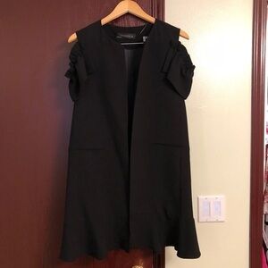 Zara Black Trendy Coat - BRAND NEW without tags